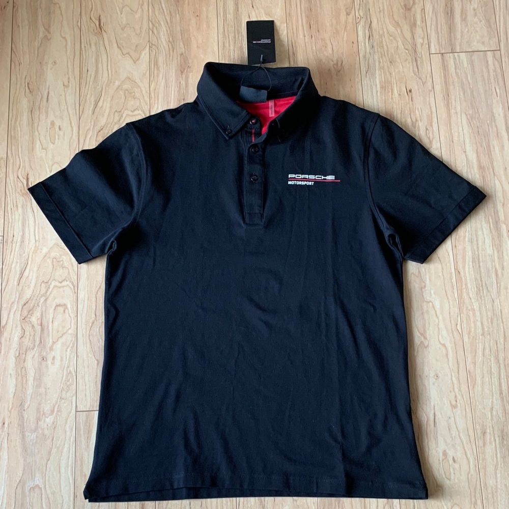 Porsche Motorsport men’s polo shirt black
